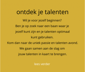 ontdek je talenten