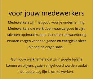 voor jouw medewerkers